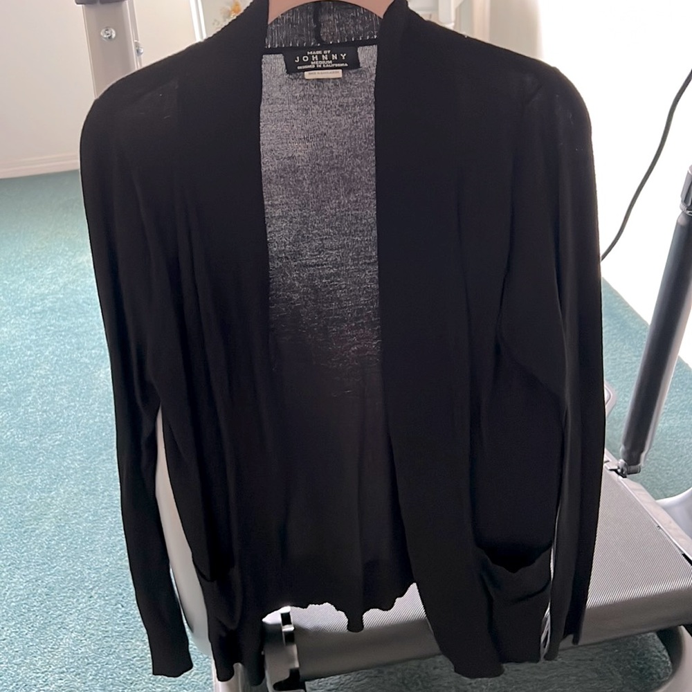 By Johnny black cardigan in Medium